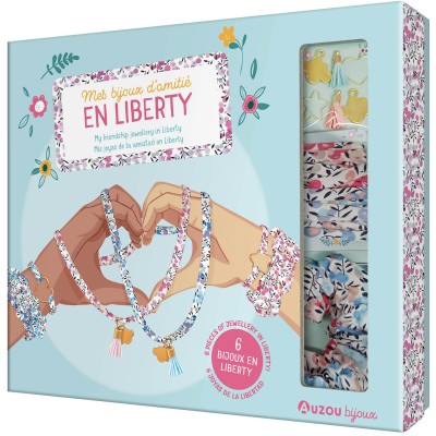 Mes bijoux d'amitié en liberty - Auzou