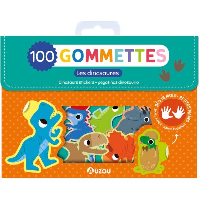 Ma pochette de 100 gommettes - Les dinosaures - Auzou