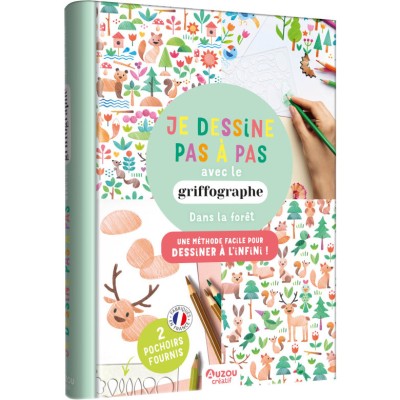 Je dessine pas à pas avec le griffographe - Dans la forêt - Auzou