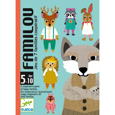 Jeu de 7 familles coopératif : familou - Djeco