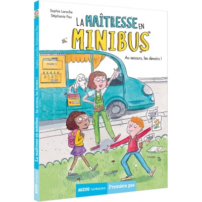 La maîtresse en minibus - Tome 1 - Au secours, les devoirs ! - Auzou