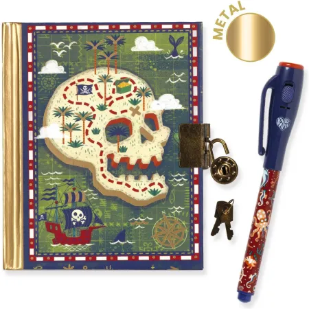 Petit carnet secret Steve avec feutre magique - Djeco