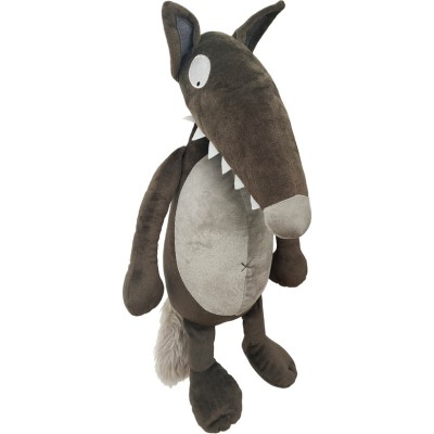 La peluche loup de taille moyenne - Auzou