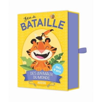Jeu de bataille des animaux du monde - editions - Auzou