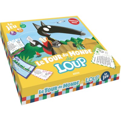 Le Tour du Monde de Loup - Jeux enfants - Auzou
