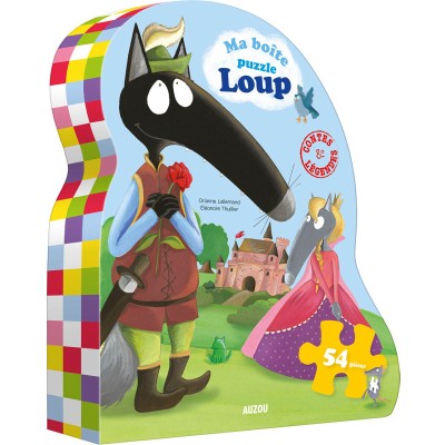 Ma boîte puzzle loup - contes et légendes 54 pcs - Auzou