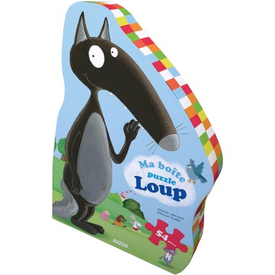 Ma boite puzzle du loup - 54 pieces - Auzou