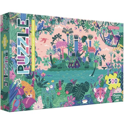 Puzzle 500 pièces - Jungle enchantée - Auzou