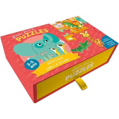P'tits jeux de puzzles - Bienvenue dans la savane ! - Auzou