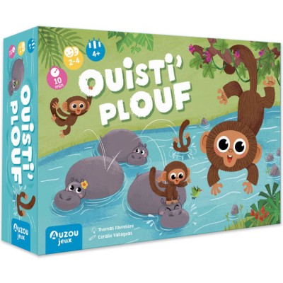 Ouisti'Plouf - Jeu de société dés 4 ans - Auzou
