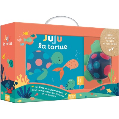Mon premier livre de bain - Juju la tortue - Auzou