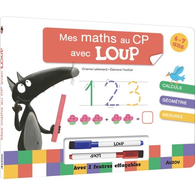 Mes maths au cp avec loup - Auzou