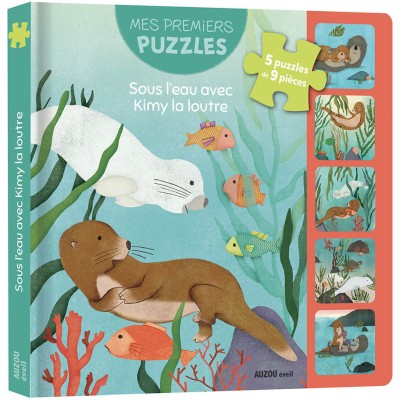Mes premiers puzzles - Sous l'eau avec kimy la loutre - Auzou