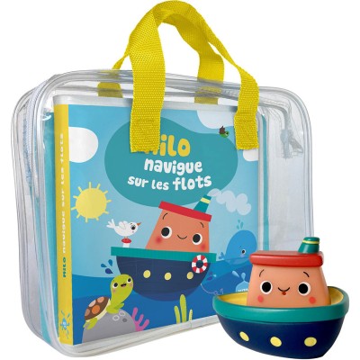 Mon premier livre de bain - Milo navigue sur les flots - Auzou