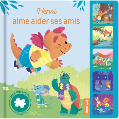 Mes premiers puzzles - Henri aime aider ses amis - Auzou