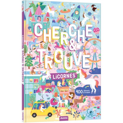 Cherche et trouve - Licornes - Auzou