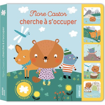 Mes premiers puzzles - Mes premiers puzzles - Flore castor cherche à s'occuper - Auzou