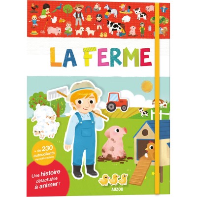 Mes tout premiers autocollants - La ferme - Auzou