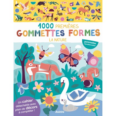 1000 gommettes formes - Nature - Auzou