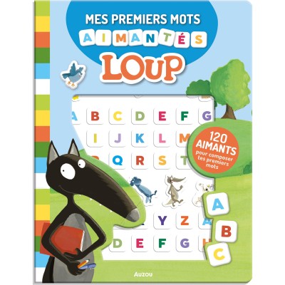 Mon aventure aimantée - Mes premiers mots aimantés loup - Auzou