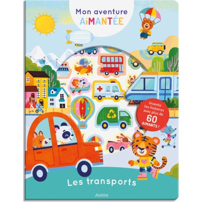Mon aventure aimantée - Les transports - Auzou