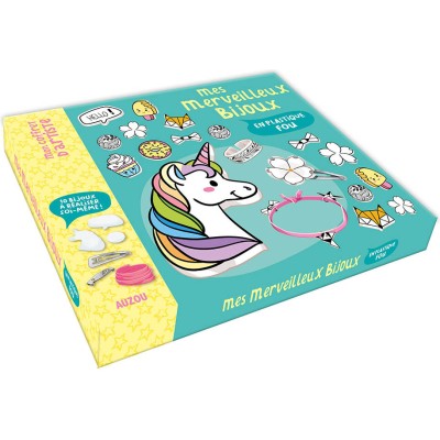 Mon coffret d'artiste - Mes merveilleux bijoux en plastique fou - Auzou