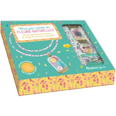 Mon joli collier en fleurs naturelles - Auzou