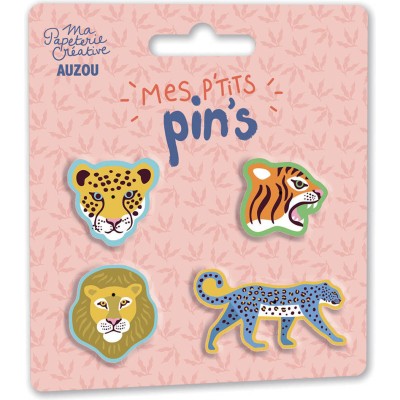 Ma papeterie créative - Mes p'tits pin's - Auzou