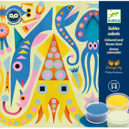 Sables colorés : sea lights - Djeco