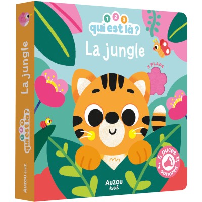 1, 2, 3, qui est là ? - La jungle - Auzou