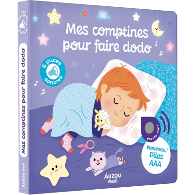 Mes premiers sonores - Mes comptines pour faire dodo - Auzou