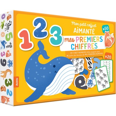 Mon petit coffret aimanté - Mes premiers chiffres - Auzou