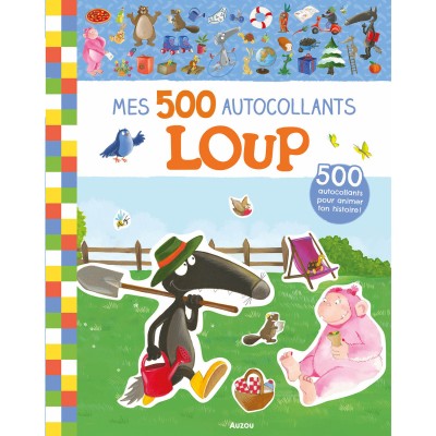 Mes tout premiers autocollants - Mes 500 autocollants loup - Auzou