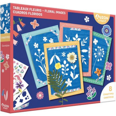 Mon coffret d'artiste - Tableaux fleuris - Auzou