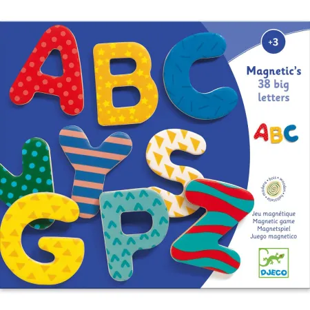 Magnetic's - 38 Grandes Lettres - Djeco