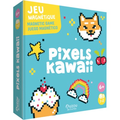 Jeu magnétique - Pixels kawaii - Auzou