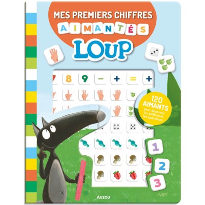 Mes premiers chiffres aimantés Loup - Auzou