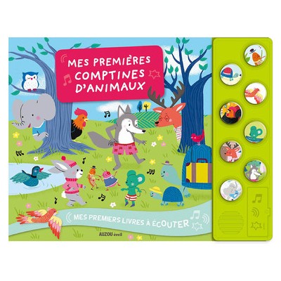 Mes Premiers Livres A Ecouter - Mes Premiers Comptines D'Animaux - Auzou