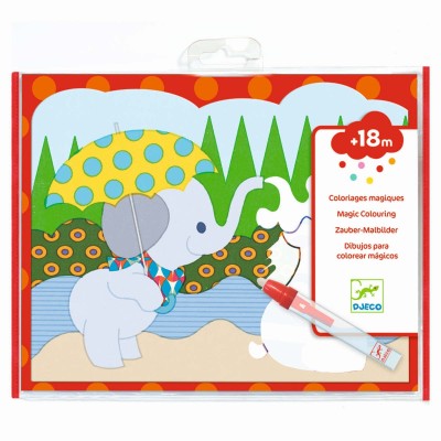 Coloriages magiques - Caché dehors - Djeco