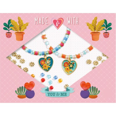 Kit créatif bijoux : enfilage cœur - Djeco