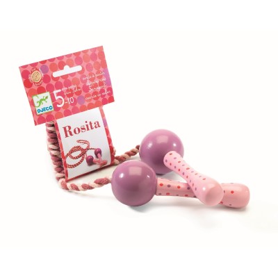 Corde à sauter rose : rosita - Djeco