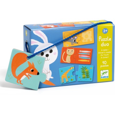 Puzzle duo - A table - : jouets, déco, puériculture - Djeco
