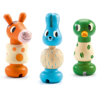 Rondanimo jeu de vissage - Djeco