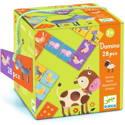 Domino Ferme - Jeu Éducatif pour les Enfants - Djeco