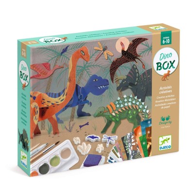 Coffret multi activités : le monde des dinosaures - Djeco