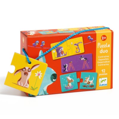 Puzzle Duo - Contraires - Jeux classiques - Djeco