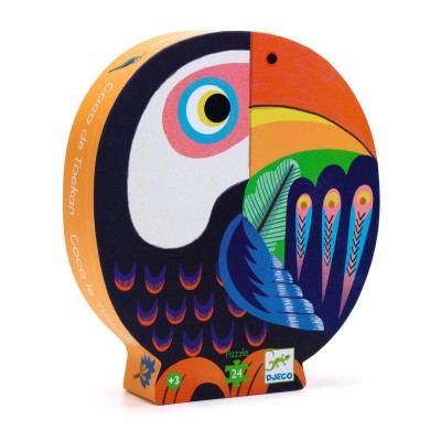 Puzzle Toucan Coco - 24 pièces dès 3 ans - Djeco