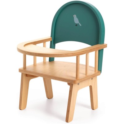 Accessoire pour poupon poméa 32 cm : chaise à barreaux - Djeco