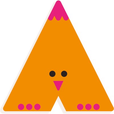 Lettre A – Lettres animaux graphiques - Djeco