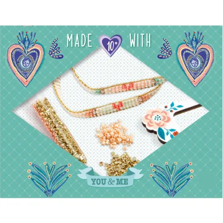 Kit créatif bijoux : miyuki et cœurs - Djeco